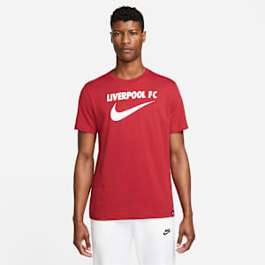 Liverpool F.C. Swoosh Men's Nike Football T-Shirt. Nike ID